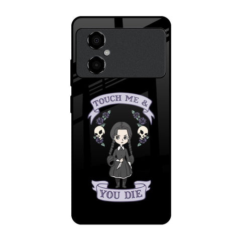 Touch Me & You Die Poco M4 5G Glass Back Cover Online