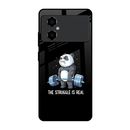 Real Struggle Poco M4 5G Glass Back Cover Online