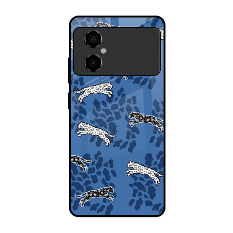 Blue Cheetah Poco M4 5G Glass Back Cover Online