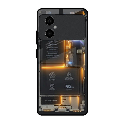Glow Up Skeleton Poco M4 5G Glass Back Cover Online