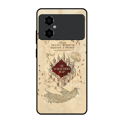 Magical Map Poco M4 5G Glass Back Cover Online