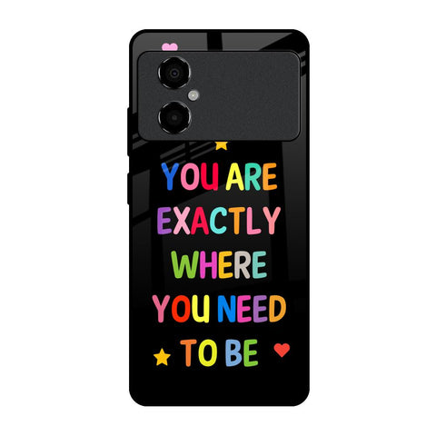 Magical Words Poco M4 5G Glass Back Cover Online