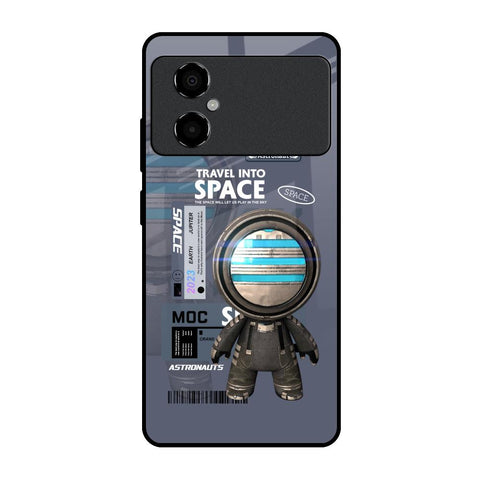 Space Travel Poco M4 5G Glass Back Cover Online
