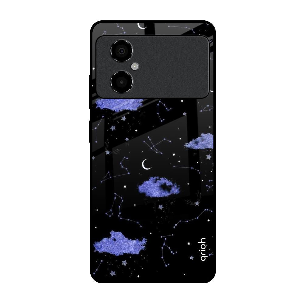 Constellations Poco M4 5G Glass Back Cover Online
