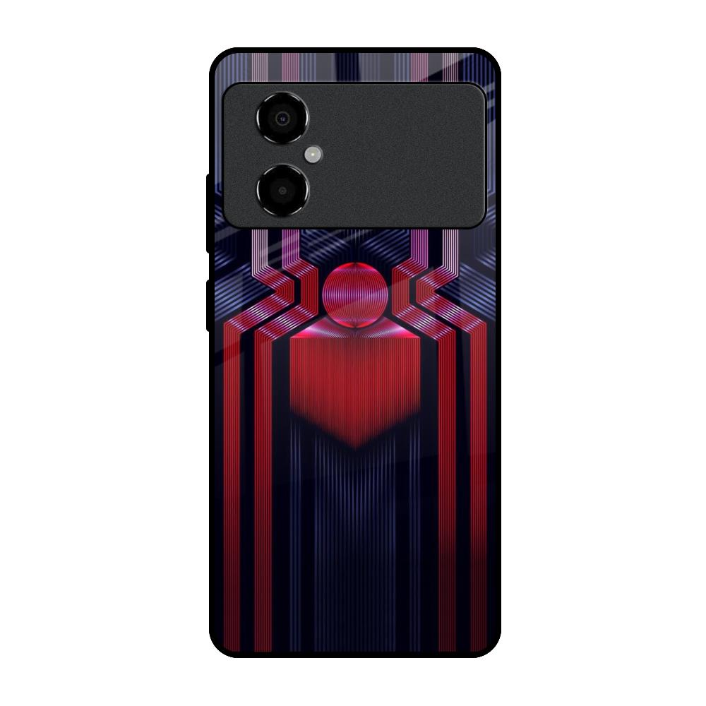 Super Art Logo Poco M4 5G Glass Back Cover Online