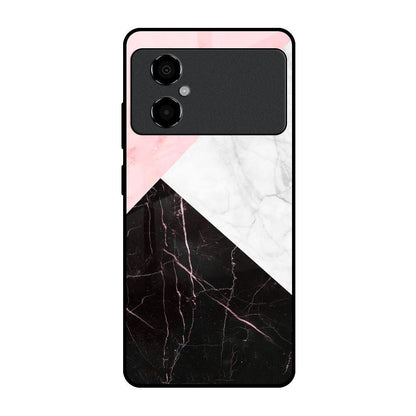 Marble Collage Art Poco M4 5G Glass Back Cover Online