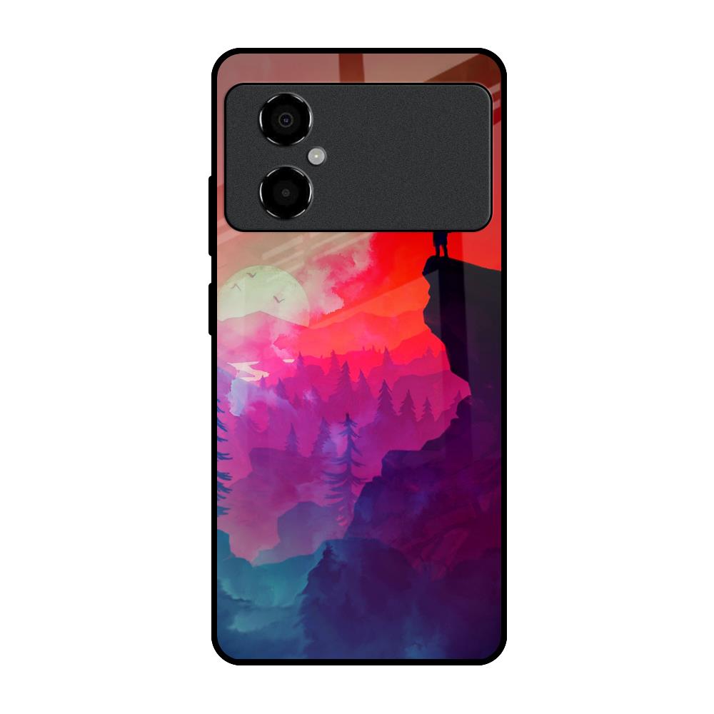 Dream So High Poco M4 5G Glass Back Cover Online