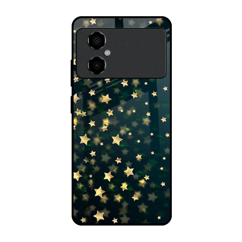 Dazzling Stars Poco M4 5G Glass Back Cover Online