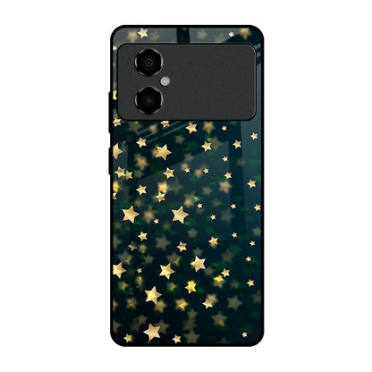 Dazzling Stars Poco M4 5G Glass Back Cover Online