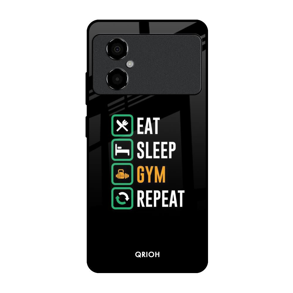 Daily Routine Poco M4 5G Glass Back Cover Online
