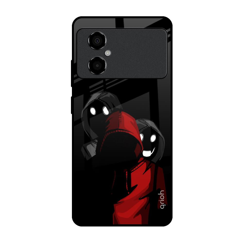 Shadow Character Poco M4 5G Glass Back Cover Online