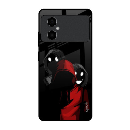 Shadow Character Poco M4 5G Glass Back Cover Online