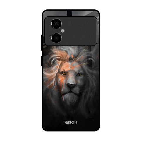 Devil Lion Poco M4 5G Glass Back Cover Online