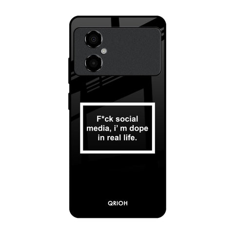 Dope In Life Poco M4 5G Glass Back Cover Online