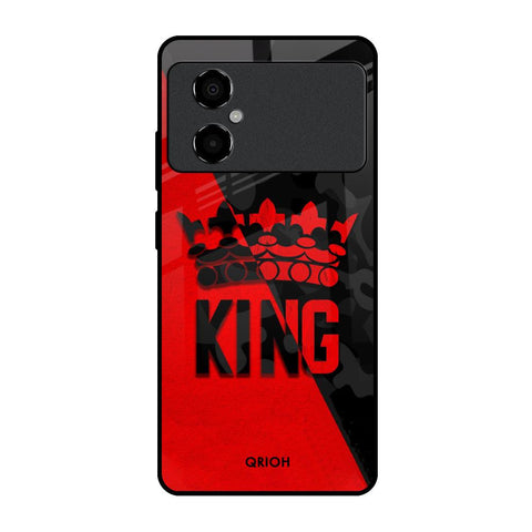 I Am A King Poco M4 5G Glass Back Cover Online
