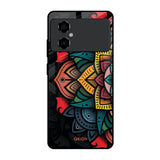 Retro Gorgeous Flower Poco M4 5G Glass Back Cover Online
