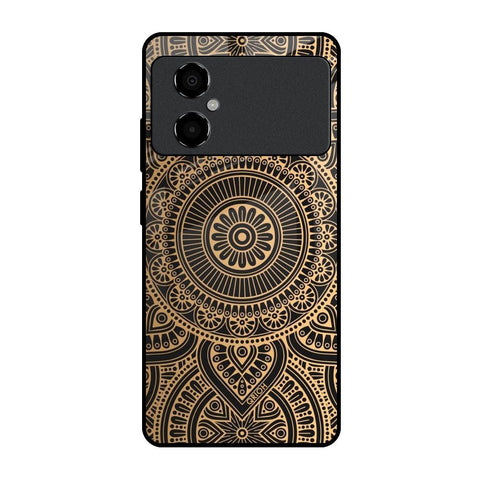 Luxury Mandala Poco M4 5G Glass Back Cover Online