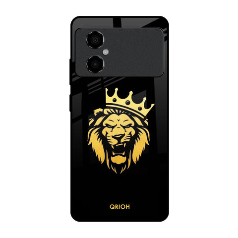 Lion The King Poco M4 5G Glass Back Cover Online