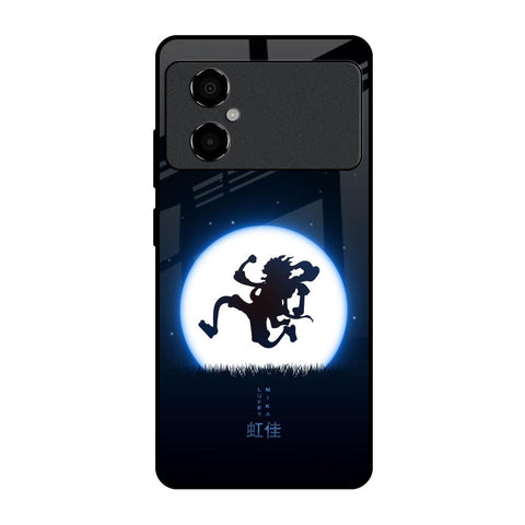 Luffy Nika Poco M4 5G Glass Back Cover Online