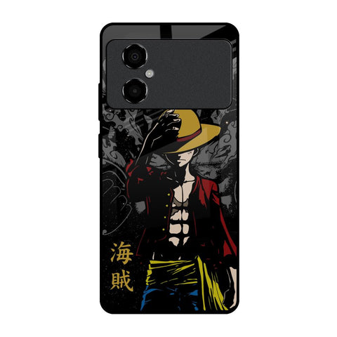 Dark Luffy Poco M4 5G Glass Back Cover Online