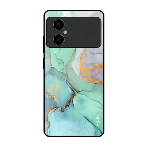 Green Marble Poco M4 5G Glass Back Cover Online
