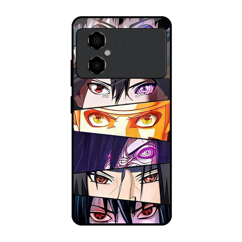 Anime Eyes Poco M4 5G Glass Back Cover Online