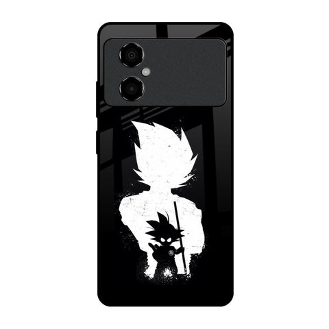 Monochrome Goku Poco M4 5G Glass Back Cover Online