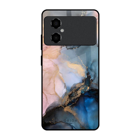 Marble Ink Abstract Poco M4 5G Glass Back Cover Online