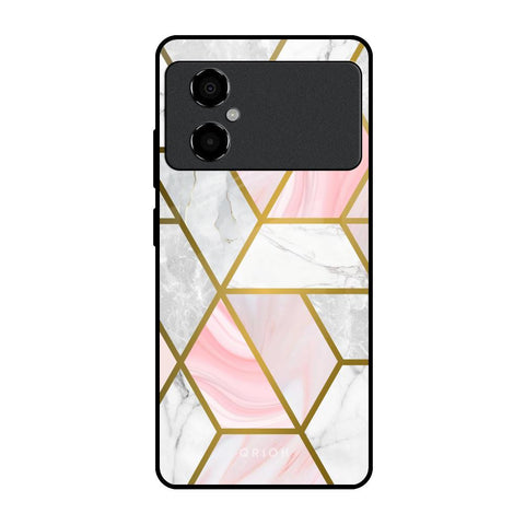 Geometrical Marble Poco M4 5G Glass Back Cover Online