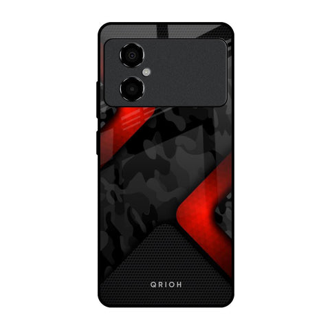 Modern Camo Abstract Poco M4 5G Glass Back Cover Online