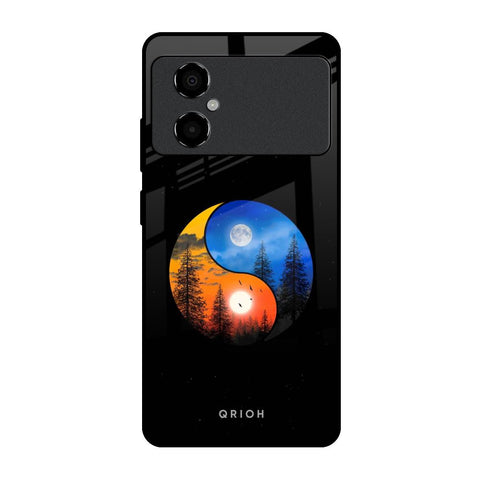 Yin Yang Balance Poco M4 5G Glass Back Cover Online