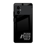 Push Your Self Poco M4 5G Glass Back Cover Online