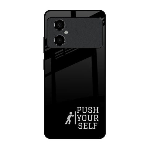 Push Your Self Poco M4 5G Glass Back Cover Online