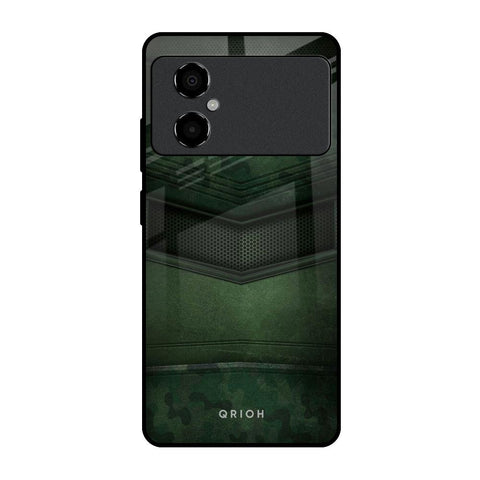 Green Leather Poco M4 5G Glass Back Cover Online