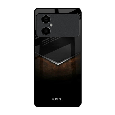 Dark Walnut Poco M4 5G Glass Back Cover Online