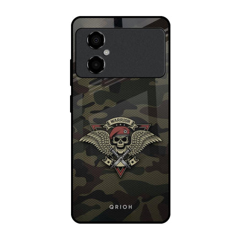 Army Warrior Poco M4 5G Glass Back Cover Online