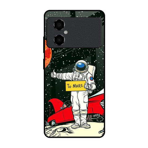 Astronaut on Mars Poco M4 5G Glass Back Cover Online