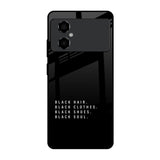 Black Soul Poco M4 5G Glass Back Cover Online