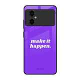 Make it Happen Poco M4 5G Glass Back Cover Online