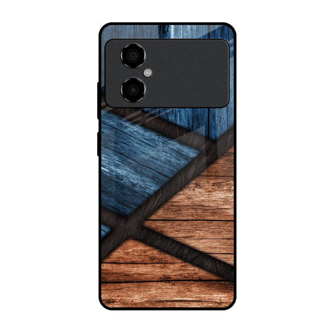 Wooden Tiles Poco M4 5G Glass Back Cover Online