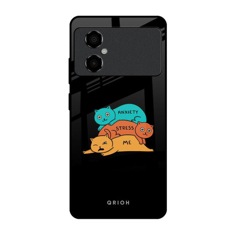 Anxiety Stress Poco M4 5G Glass Back Cover Online