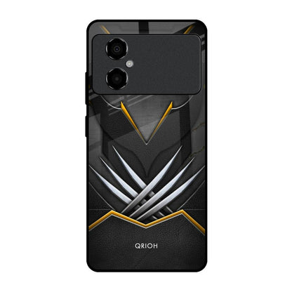 Black Warrior Poco M4 5G Glass Back Cover Online