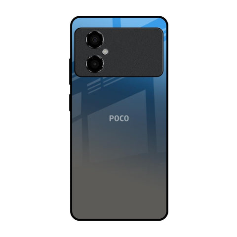 Blue Grey Ombre Poco M4 5G Glass Back Cover Online