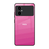 Pink Ribbon Caddy Poco M4 5G Glass Back Cover Online