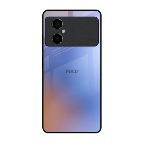 Blue Aura Poco M4 5G Glass Back Cover Online