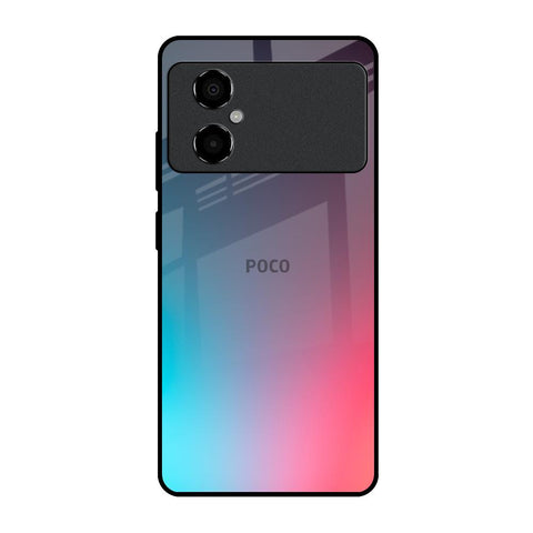 Rainbow Laser Poco M4 5G Glass Back Cover Online