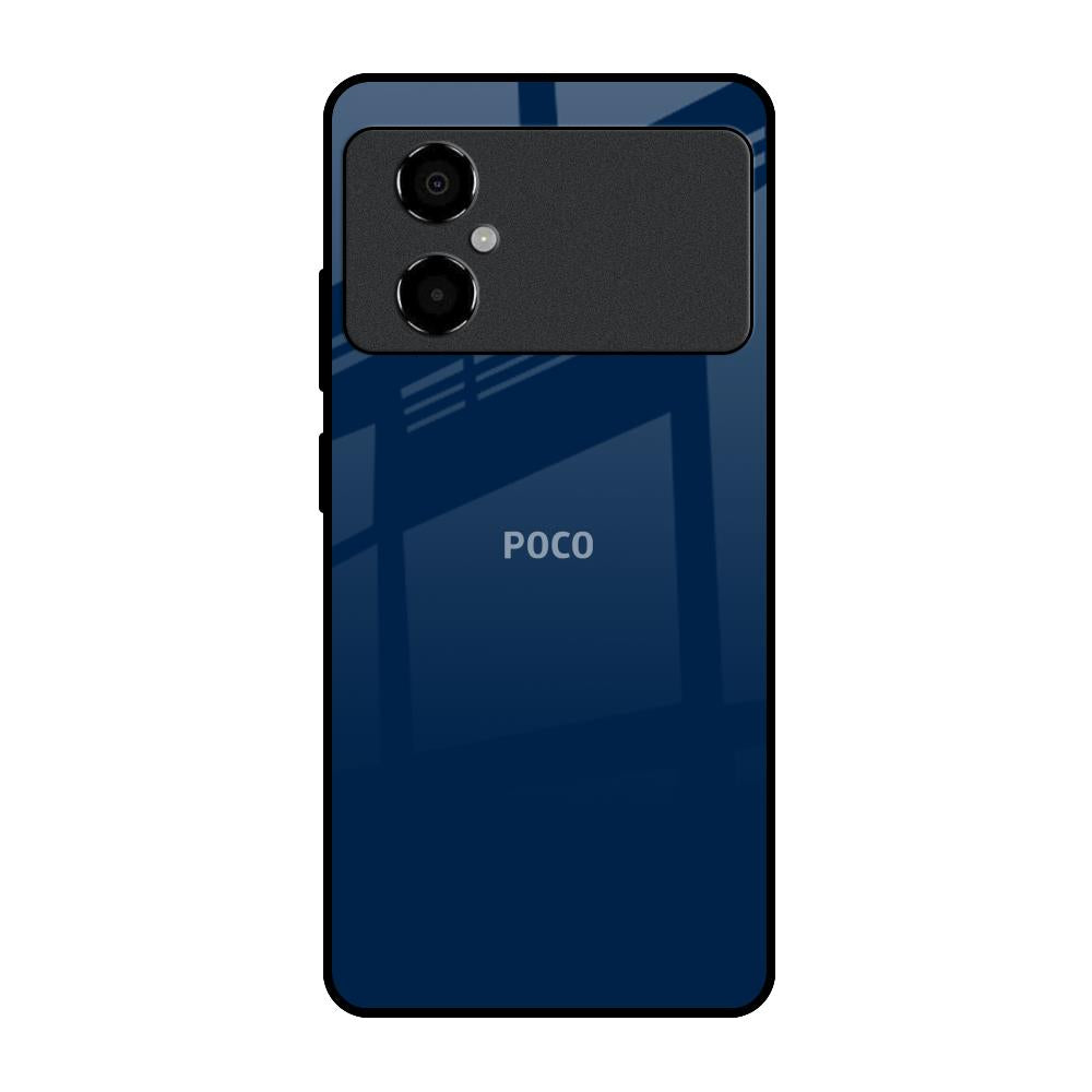 Royal Navy Poco M4 5G Glass Back Cover Online