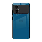 Cobalt Blue Poco M4 5G Glass Back Cover Online