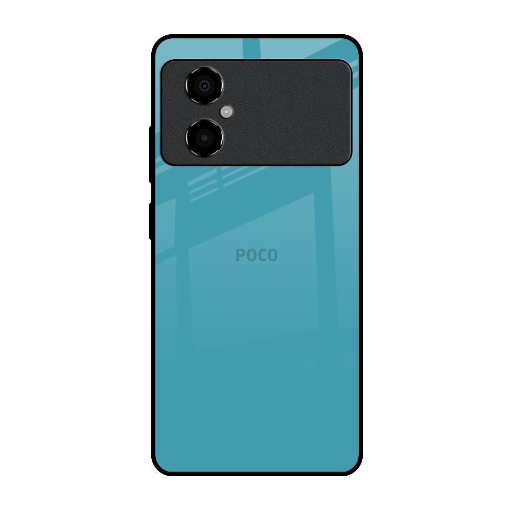 Oceanic Turquiose Poco M4 5G Glass Back Cover Online