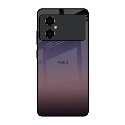 Grey Ombre Poco M4 5G Glass Back Cover Online